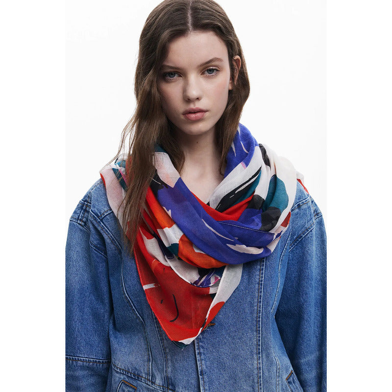 Pashmina Ligera Casual Para Mujer Marca Desigual® Multicolor 25sawa50/9021 Unitalla