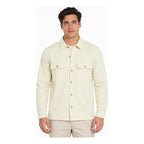 Chamarra Casual Para Hombre Mod. Ccli0224 Marca Lob® Hueso Eg Lisa