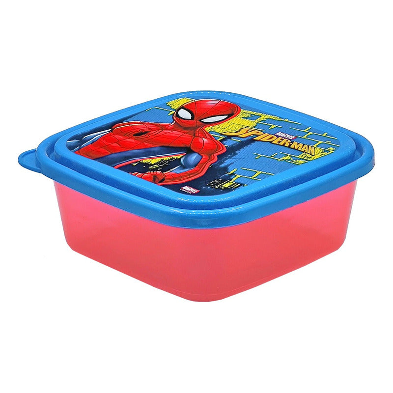 Recipiente Infantil Escolar Para Comida Diseños Varios