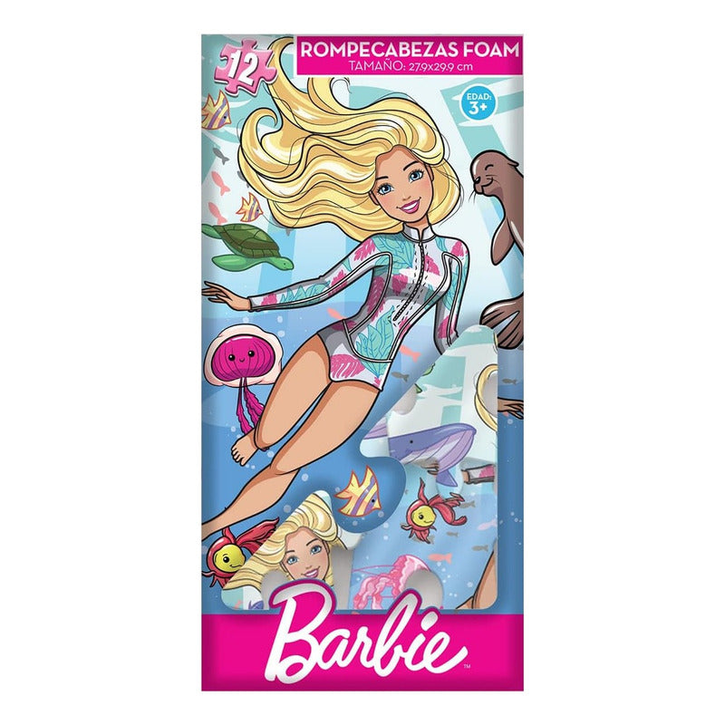 Rompecabezas Foam Barbie Mod.jca-3194 Marca Novelty®