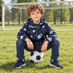 Chamarra Rompevientos Para Niño Mod.3446 Marca Mayoral® Marino 5 Años Balones