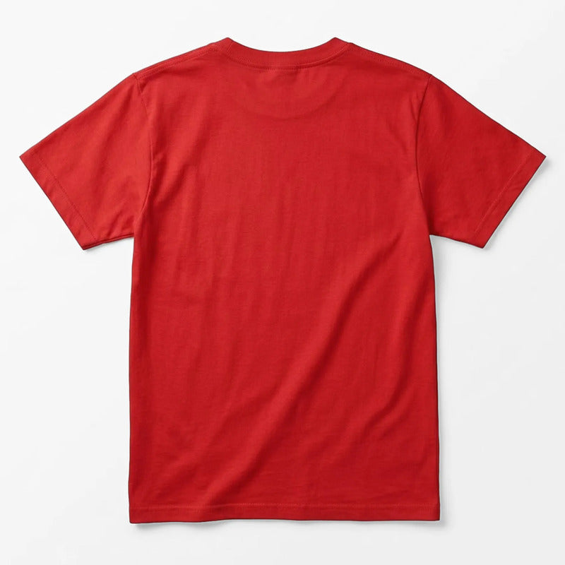 Playera Casual Básica Unisex Mod. 4148 Marca Skannda® Rojo Lisa M