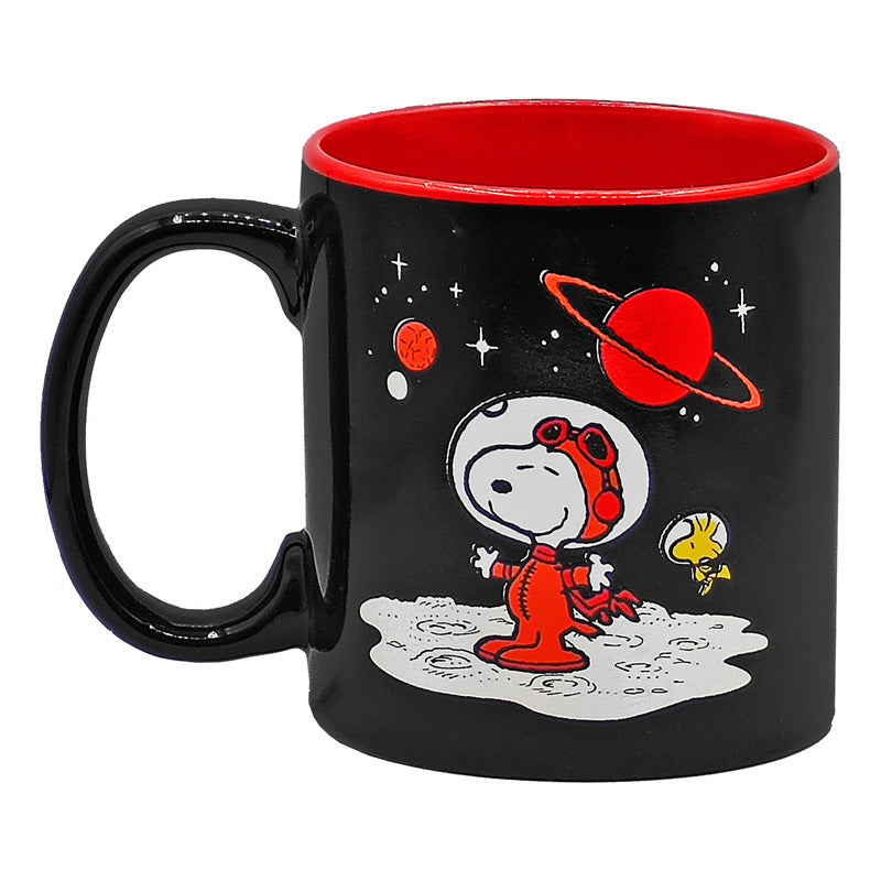 Taza Grande Tarro Metálico Animado Diseños Varios