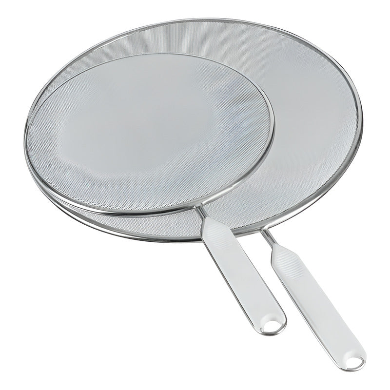 Tapa Antisalpicadura Acero Inoxidable 21/29 Cm Metaltex Lavavajillas Blanco