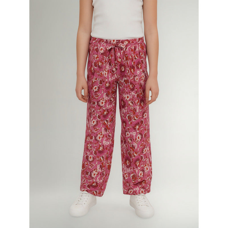 Pantalón Floreado Para Niña Mod.6582 Marca Mayoral® Rosa Chicle 16