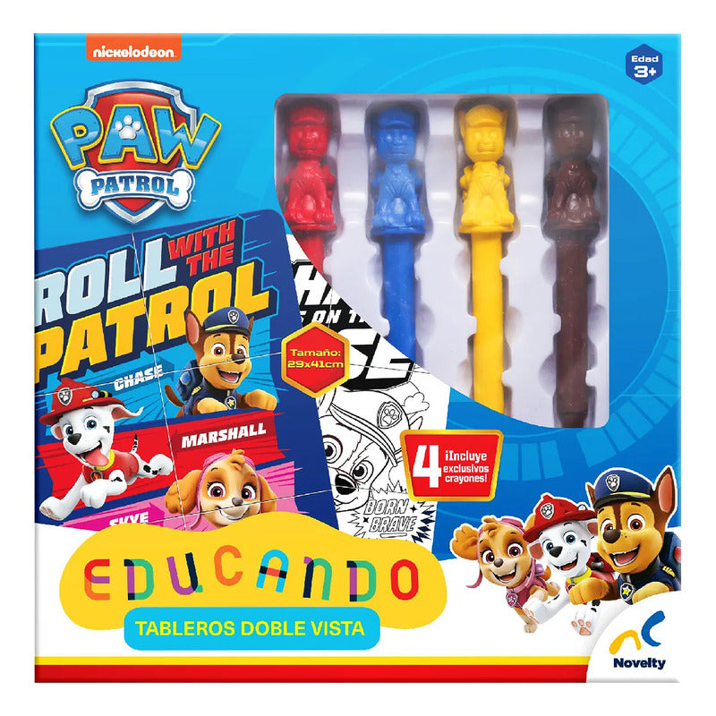 Rompecabezas 2 Vistas+crayones Paw Patrol Jca-3287 Novelty ®