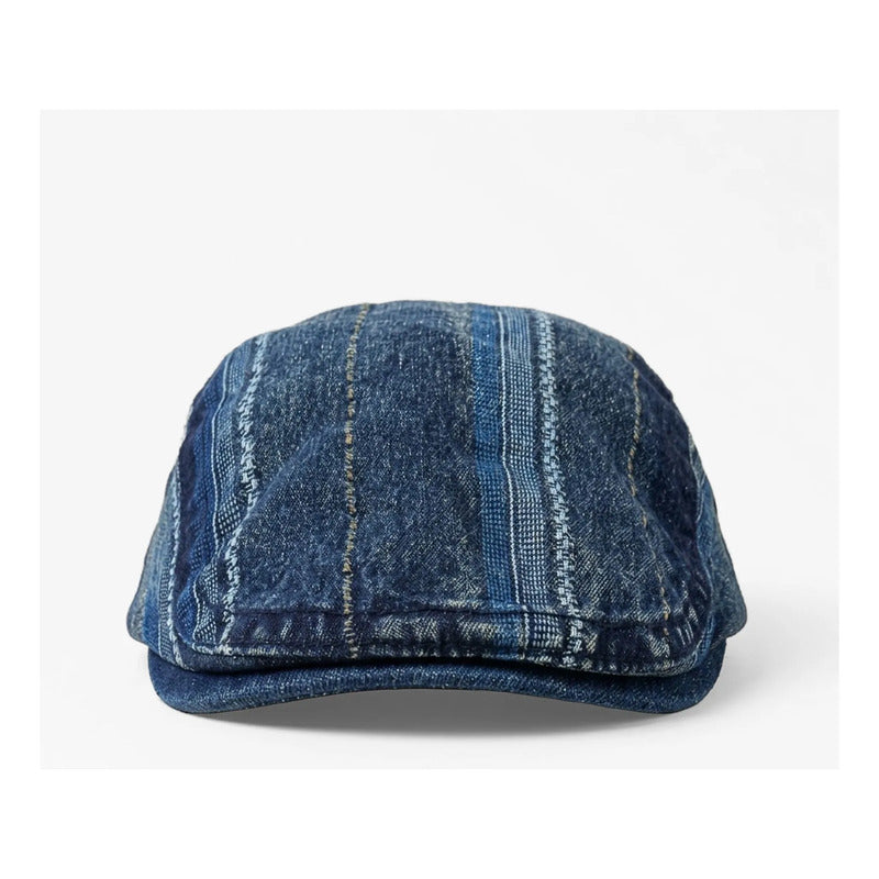 Boina Gorra Casual Retro Para Mujer Atemporal Multicolor Ch Rayas