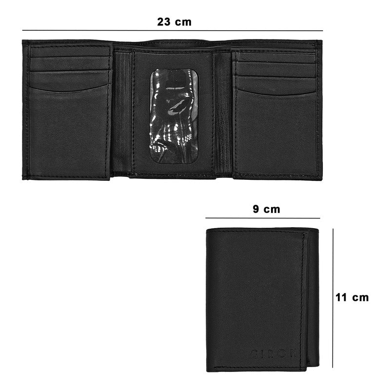 Cartera De Piel Para Hombre Mod.916 Marca Giron®