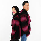 Suéter Poncho Canguro Artesanal Hoodie Acrilico Colores