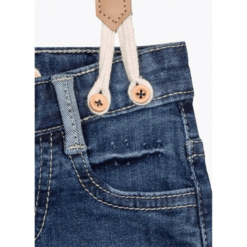 Short Con Tirantes Para Bebé Mod.217-9006al Marca Losan®