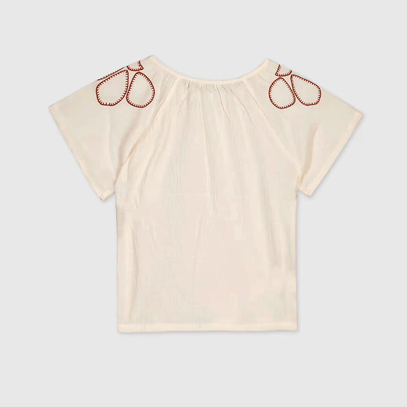 Blusa Ligera Casual Infantil Y Juvenil 6006 Marca Mayoral® Hueso Lisa 14 Años