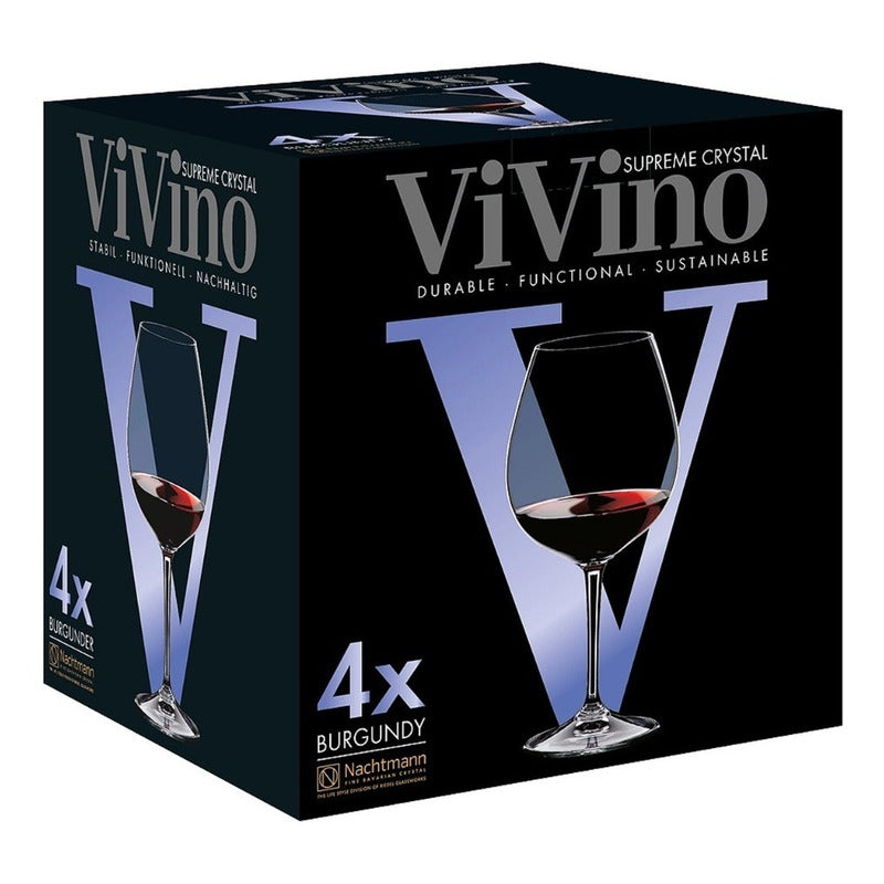 Set De 4 Copas De Champaña Vivino Cristal Supremo Nachtmann®