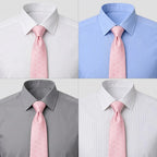 Corbata Elegante Para Hombre Eventos Y Negocios Marca Cotu® Rosa Rombos 160 Cm
