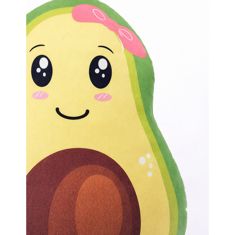 Cojín Decorativo Suave Diseños Divertidos Providencia® Multicolor Aguacate Moño