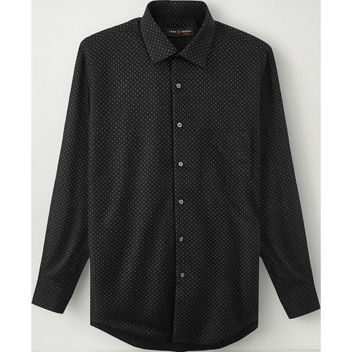 Camisa De Manga Larga John Henry  Blanca Con Detalles