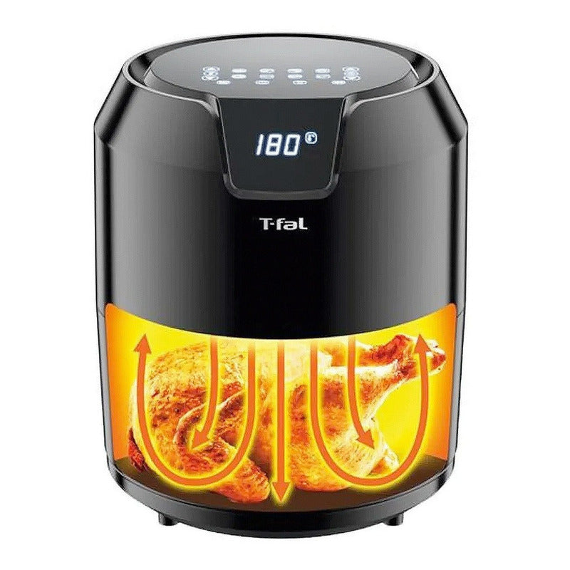 Freidora Sana Easy Fry Tefal® De 4.2l Sin Aceite  Negro