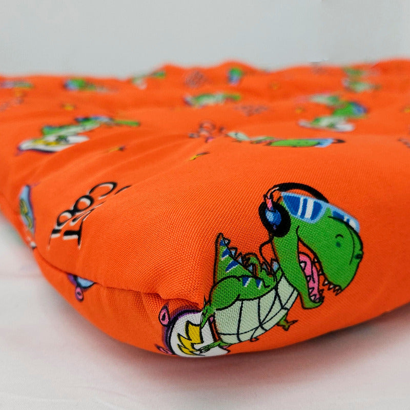 Tapete Estampado Y  Acolchado Transportadora Para Mascota