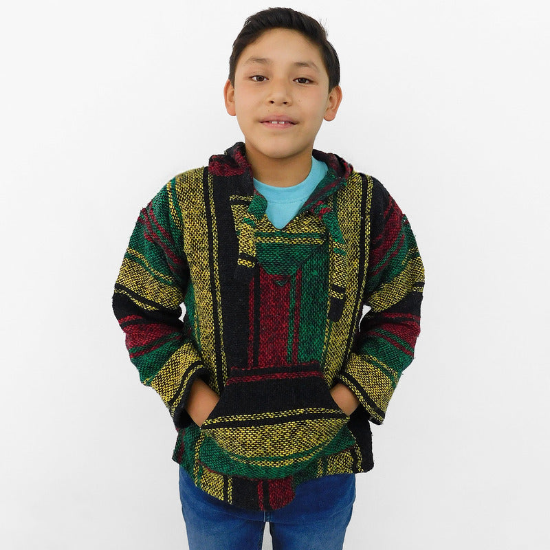 Sudadera Canguro Artesanal De Jerga Infantil