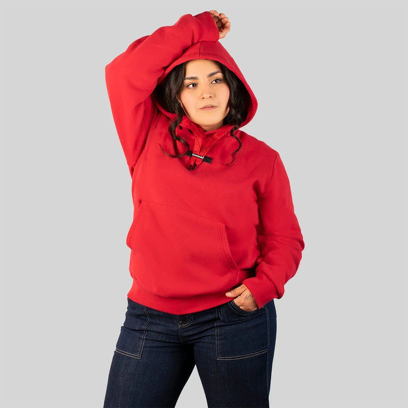 Sudadera Unisex Básica Plus Size Nw86-sud8643xl Greenlander® 2x Rojo Lisa
