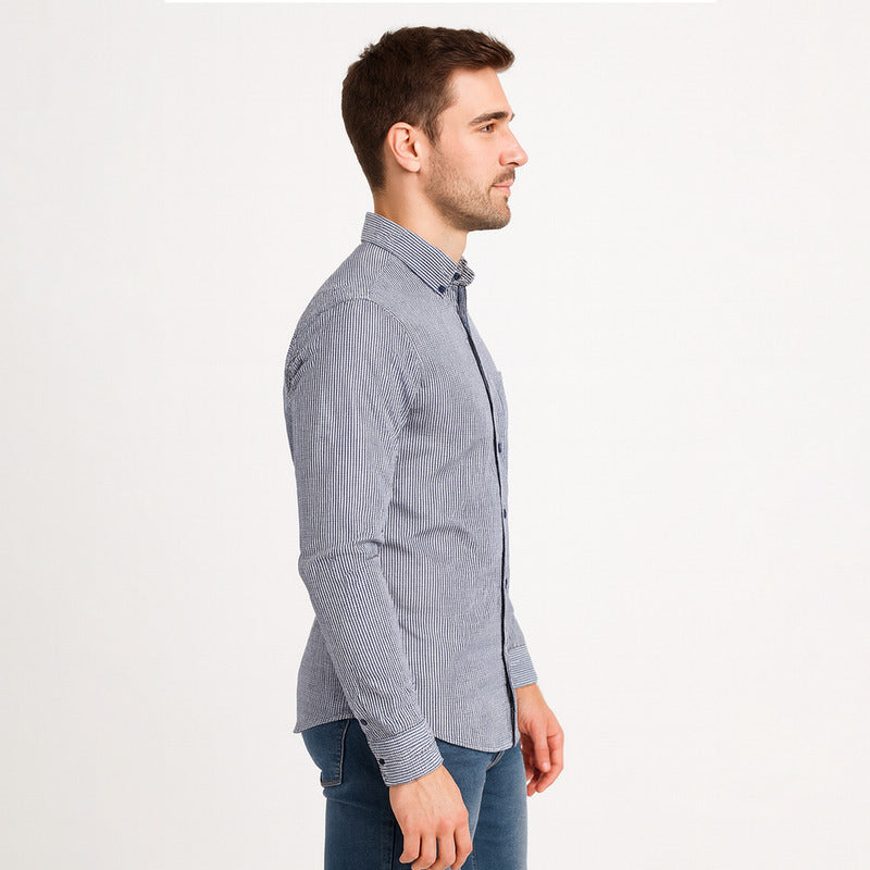 Camisa Para Hombre Clásica Con Bolsillo B55202 Bobois®