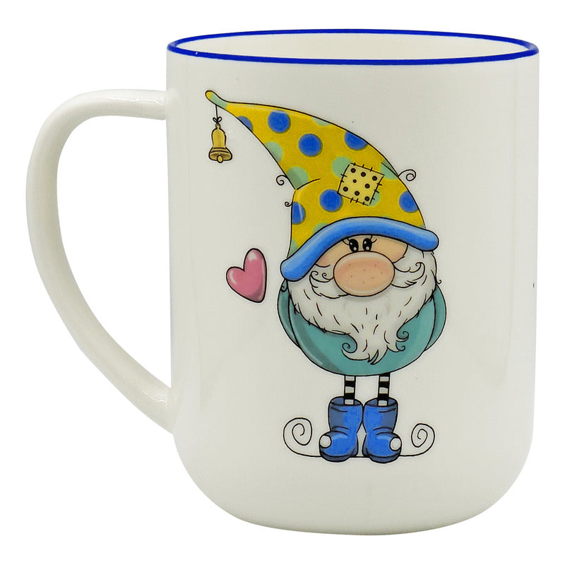 Taza Tarro Grande De Porcelana 620ml Diseños Animados