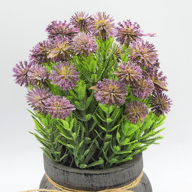 Decoración De Flores Artificiales En Maceta Para Interiores