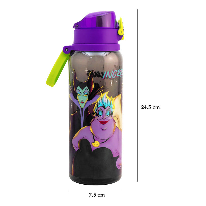 Botella De Agua Ligera Con Asa 900ml Diseños Animados