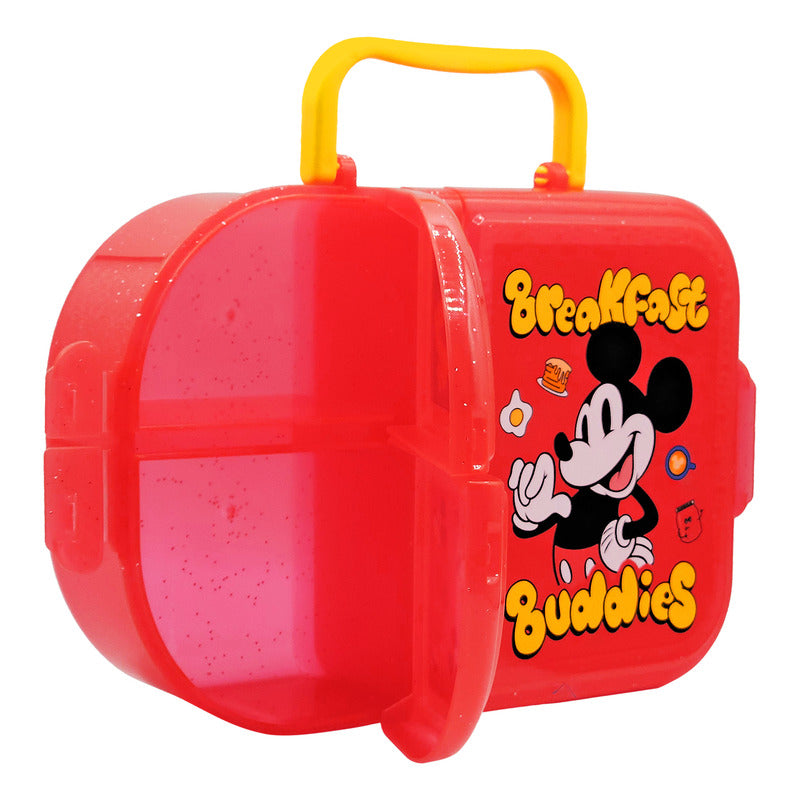 Lonchera Escolar Infantil 3 Divisiones Diseños Animados