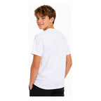 Playera Casual Para Niño Mod.6033 Marca Mayoral Nukutavake® Blanco Videojuego 10 Años Lisa
