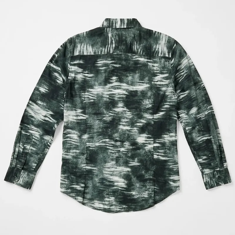 Camisa Casual Para Hombre Mod. B45514 Marca Bobois® Multicolor Camuflado M