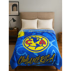 Frazada Ligera Super Suave Matrimonial Futbol Providencia® Equipo 500 G Club America