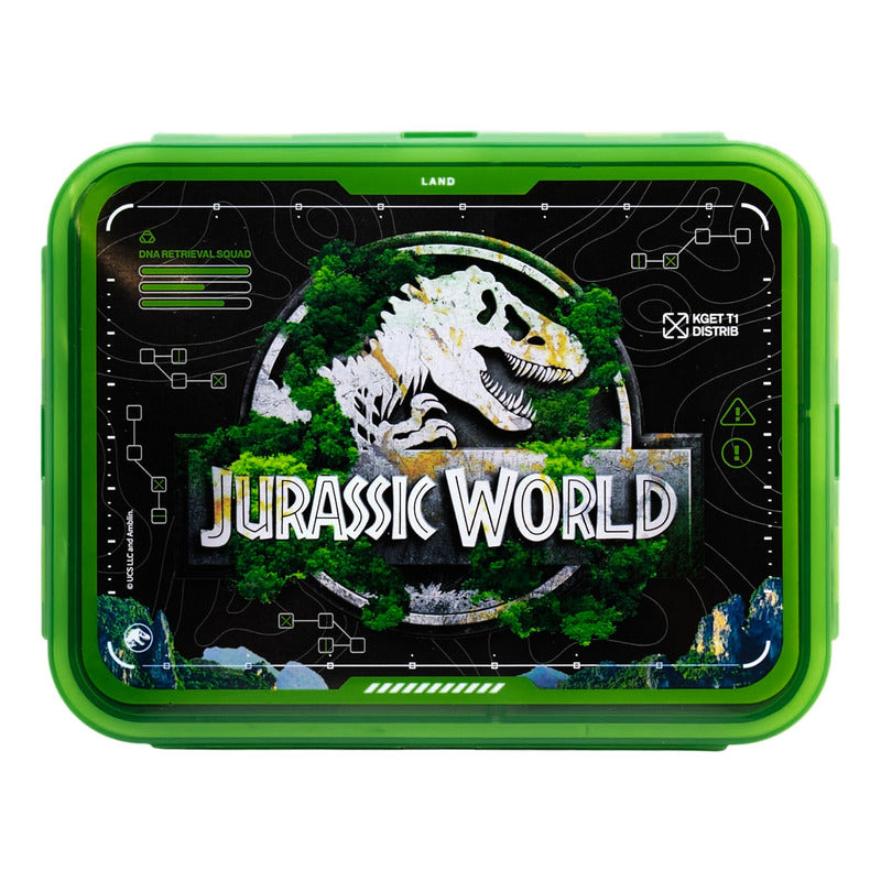 Contenedor Para Alimentos Con 3 Divisiones Diseños Animados