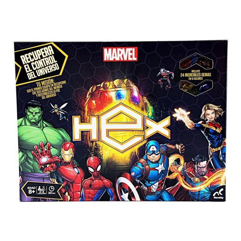 Juego De Mesa Marvel Hex Novelty + 8 Años
