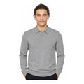 Playera Polo Para Hombre Mod. Om2502 Marca Roosevelt® Gris Ch Lisa