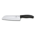 Cuchillo Santoku Troquelado Victorinox Color Negro