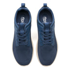 Tenis Para Correr De Hombre Mod.415505 Marca Flexi® Azul Marino Tejido 26.5 Mx