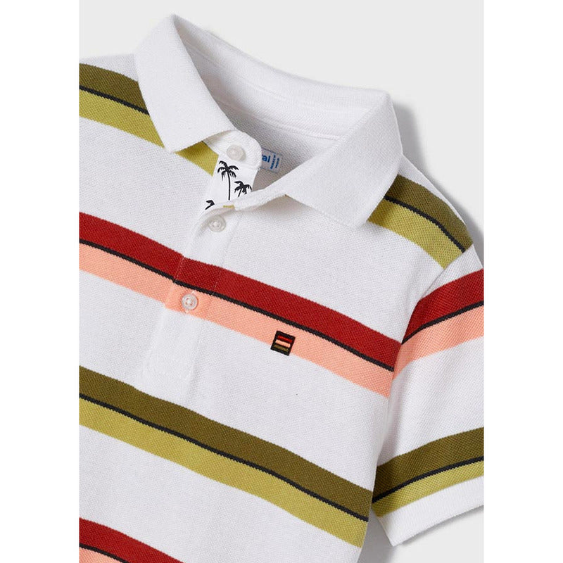 Playera Polo Para Niño Mod.3110 Tortuga Marca Mayoral®