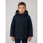 Chamarra Para Niño Mod.7460 Marino Marca Mayoral® Marino 18 Años Liso