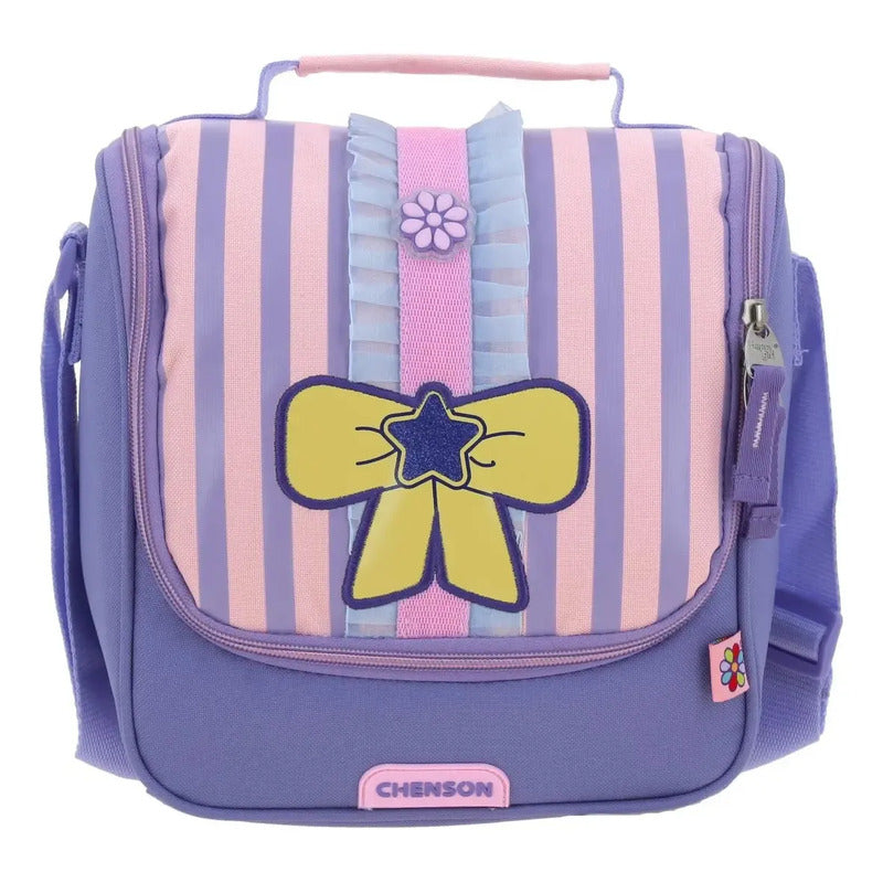 Lonchera Escolar Happy Girl Gurlic Hg70388-p Lila