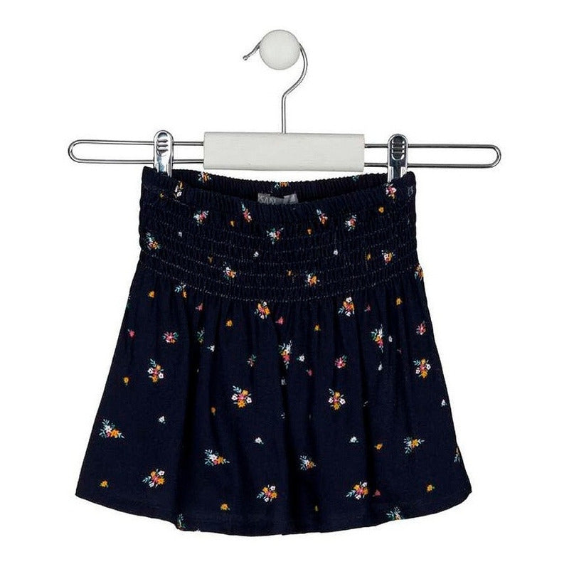 Falda De Niña Mod.126-7038 Flowers Marca Losan®