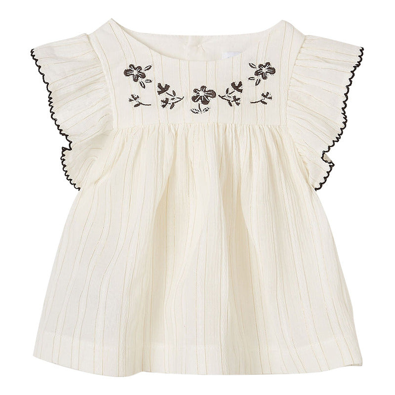 Blusa Holgada Para Niña Mod.1186 Crudo Marca Mayoral® Crudo 24 Meses