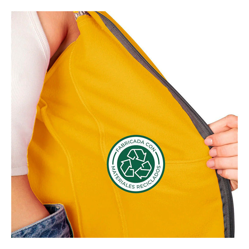 Sudadera Eco Fleece Para Mujer M.dw86-fce7597 Greenlander® G Amarillo Lisa