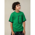 Playera Oversize Fit Para Niño Mod.6046 Marca Mayoral Clorofila Líneas 16 Años Lisa