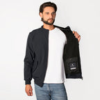 Chamarra Ligera Tipo Bomber Cw89-pol8728 Greenlander® Azul Marino G Lisa