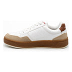 Tenis Casual Para Hombre Mod. L2126511 S Marca Levi's® Blanco / Marron Lisa 26.5 Mx