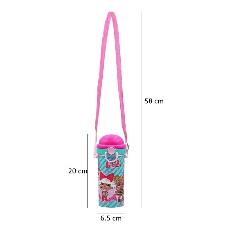 Cantimplora Infantil Botella De Plastico Ligera Mod.1669