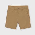 Bermuda Básica Para Niño Mod.202 Marca Mayoral® Camel Lisa 6 Años