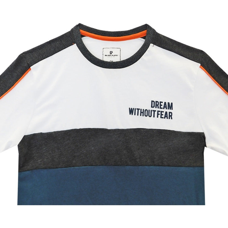 Playera De Hombre Casual Diseños Marca Silver Plate®