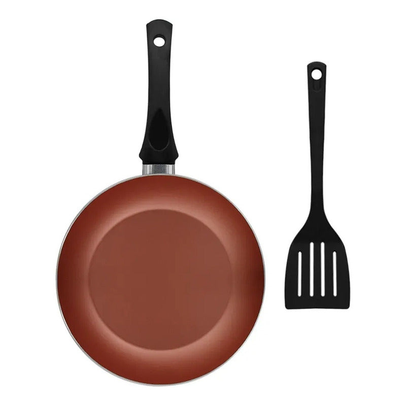 Sartén Con Espátula 24cm Starflon Max Marca Tramontina®