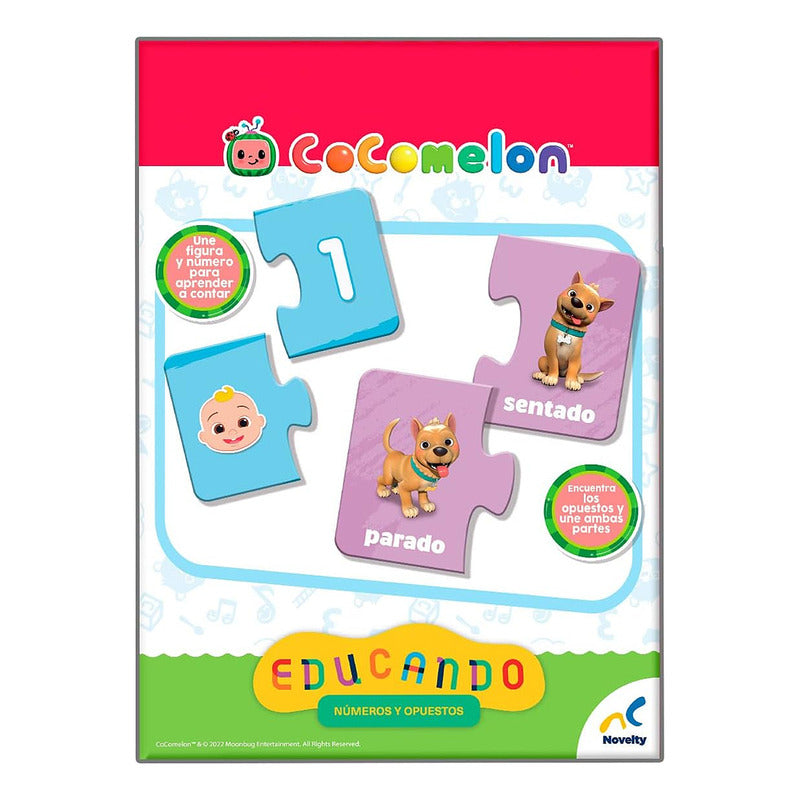 Juego Educando Numeros Y Opuestos Jca-3957 Marca Novelty®